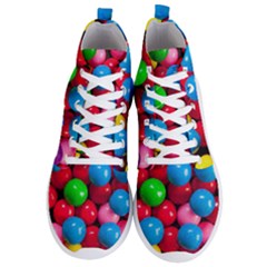 Bubble Gum Men s Lightweight High Top Sneakers by artworkshop