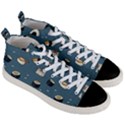 Sushi Pattern Men s Mid-Top Canvas Sneakers View3