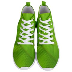 Banana Leaf Men s Lightweight High Top Sneakers by artworkshop