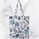 Hand-drawn-back-school-pattern Double Zip Up Tote Bag View2