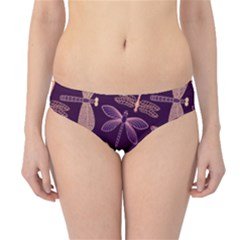 Dragonfly-pattern-design Hipster Bikini Bottoms by Jancukart