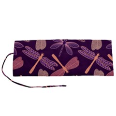 Dragonfly-pattern-design Roll Up Canvas Pencil Holder (s) by Jancukart