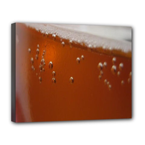 Bubble Beer Canvas 14  X 11  (stretched) by artworkshop