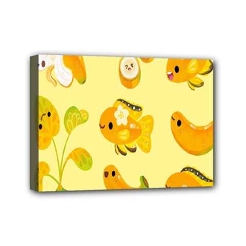 Banana Cichlid Mini Canvas 7  X 5  (stretched) by artworkshop