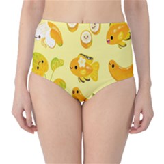 Banana Cichlid Classic High-waist Bikini Bottoms by artworkshop