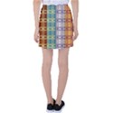 Grungy Vintage Patterns Tennis Skirt View2