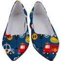 Seamless-pattern-vector-rescue-team-cartoon Women s Block Heels  View1