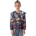 Hand-drawn-pattern-space-elements-collection Kids  Peter Pan Collar Blouse View1