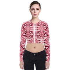 Abstract Pattern Geometric Backgrounds  Long Sleeve Zip Up Bomber Jacket by Eskimos