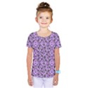 Purple Bats Kids  One Piece Tee View1