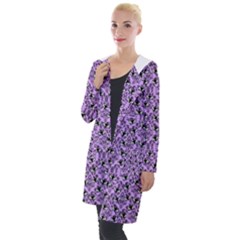 Purple Bats Hooded Pocket Cardigan by NerdySparkleGoth