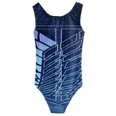 Attack On Titan Scouting Legion Kids  Cut-out Back One Piece Swimsuit by artworkshop