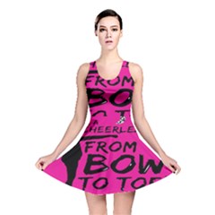 Bow To Toe Cheer Reversible Skater Dress by artworkshop