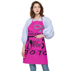 Bow To Toe Cheer Pocket Apron by artworkshop