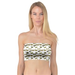 Moths Photos Motif Pattern Bandeau Top by dflcprintsclothing