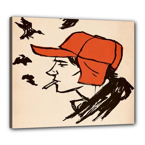 Catcher In The Rye Canvas 24  X 20  (stretched) by artworkshop