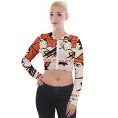 Catcher In The Rye Long Sleeve Cropped Velvet Jacket by artworkshop