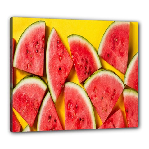 Watermelon Canvas 24  X 20  (stretched) by artworkshop