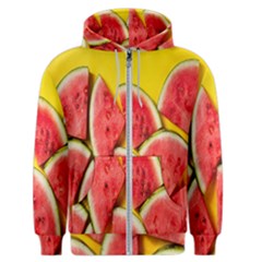 Watermelon Men s Zipper Hoodie by artworkshop