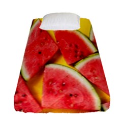 Watermelon Fitted Sheet (single Size) by artworkshop