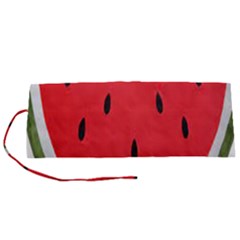 Watermelon Pillow Fluffy Roll Up Canvas Pencil Holder (s) by artworkshop