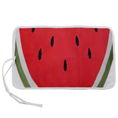 Watermelon Pillow Fluffy Pen Storage Case (s) by artworkshop