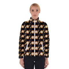 Flowers Pattern Women s Bomber Jacket by Sparkle