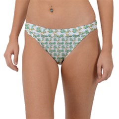 Flowers Pattern Band Bikini Bottom by Sparkle