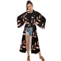 Spring Leafs Maxi Kimono View1