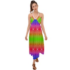 Angelic Pride Halter Tie Back Dress  by Thespacecampers