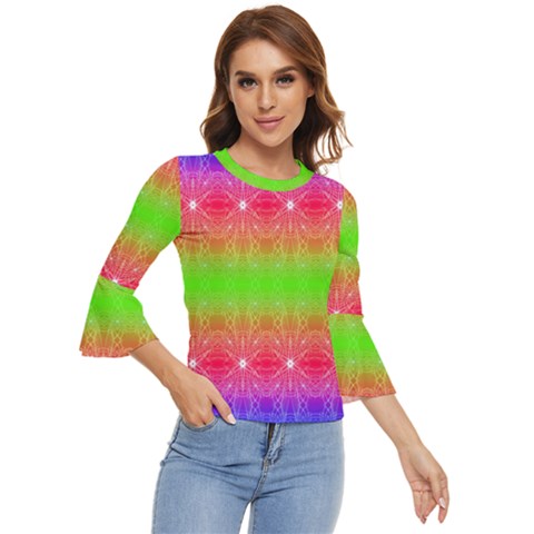 Angelic Pride Bell Sleeve Top by Thespacecampers