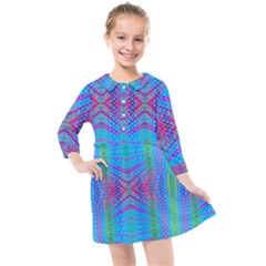 Beam Me Up Kids  Quarter Sleeve Shirt Dress by Thespacecampers