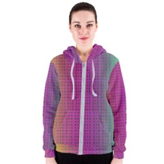 Bismuth Flow Women s Zipper Hoodie by Thespacecampers