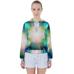 Blastamine Women s Tie Up Sweat by Thespacecampers