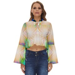 Blastamine Boho Long Bell Sleeve Top by Thespacecampers