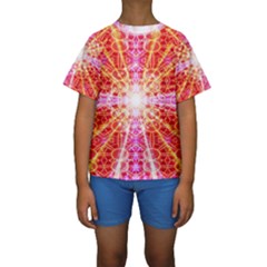 Bursting Energy Kids  Short Sleeve Swimwear by Thespacecampers