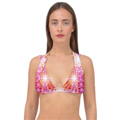 Bursting Energy Double Strap Halter Bikini Top by Thespacecampers