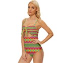 Cerebral Candy Knot Front One-Piece Swimsuit View2