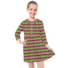 Claus And Effect Kids  Quarter Sleeve Shirt Dress by Thespacecampers