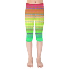 Disco Jesus Kids  Capri Leggings  by Thespacecampers