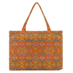 Orange You Glad Zipper Medium Tote Bag by Thespacecampers