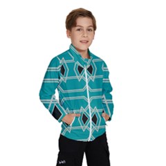 Abstract Pattern Geometric Backgrounds  Kids  Windbreaker by Eskimos