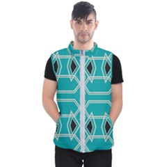 Abstract Pattern Geometric Backgrounds  Men s Puffer Vest by Eskimos