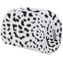 Black and white Leopard dots Jaguar Make Up Case (Medium) View2