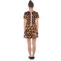 Leopard Jaguar dots Drop Hem Mini Chiffon Dress View2