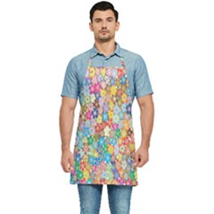 Floral Flowers Kitchen Apron by artworkshop