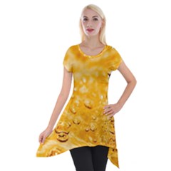 Water Short Sleeve Side Drop Tunic by artworkshop
