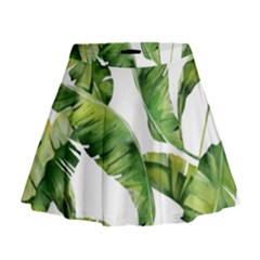 Sheets Tropical Plant Palm Summer Exotic Mini Flare Skirt by artworkshop