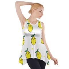 Pattern Lemon Texture Side Drop Tank Tunic by artworkshop