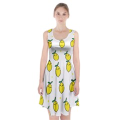 Pattern Lemon Texture Racerback Midi Dress by artworkshop